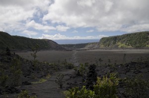 Ike (kleine) Kilauea krater trail